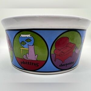 Ursula Dodge large stoneware cat dish